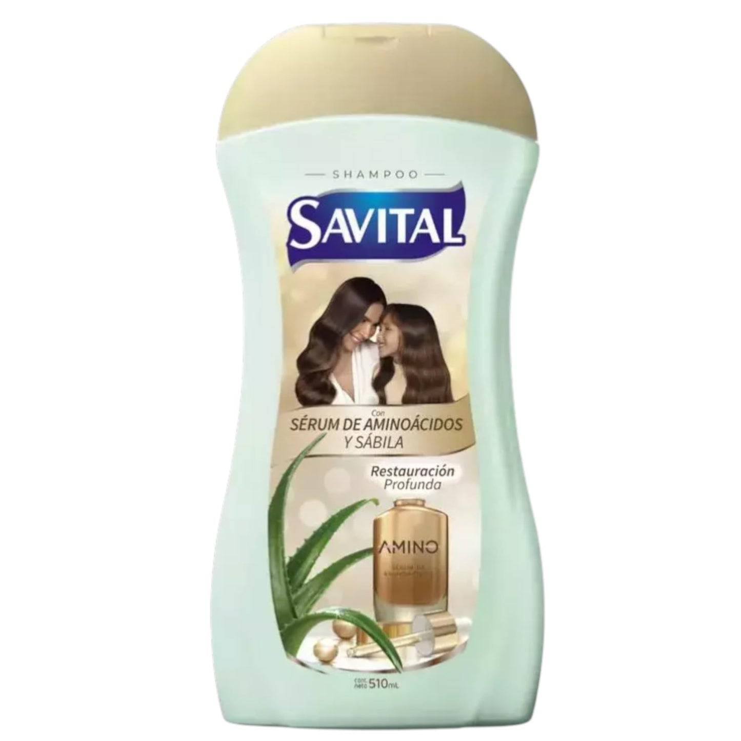 Savital Shampoo (510ml) and Conditioner (490ml) Set with Amino Acid Serum and Aloe - Daily Hair Care Duo for Soft, Smooth, and Shiny Hair Beauty & Personal Care Yahve