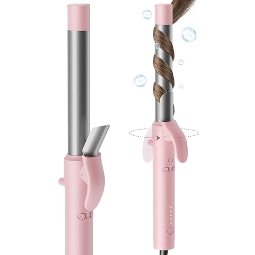 Rotating Automatic Curling Iron -TYMO ROTA Curling Wand for Beach Waves, Long Barrel Ceramic Coating Hair Curler for Women, 40 Million Ionic, 5 Temps Beauty & Personal Care TYMO