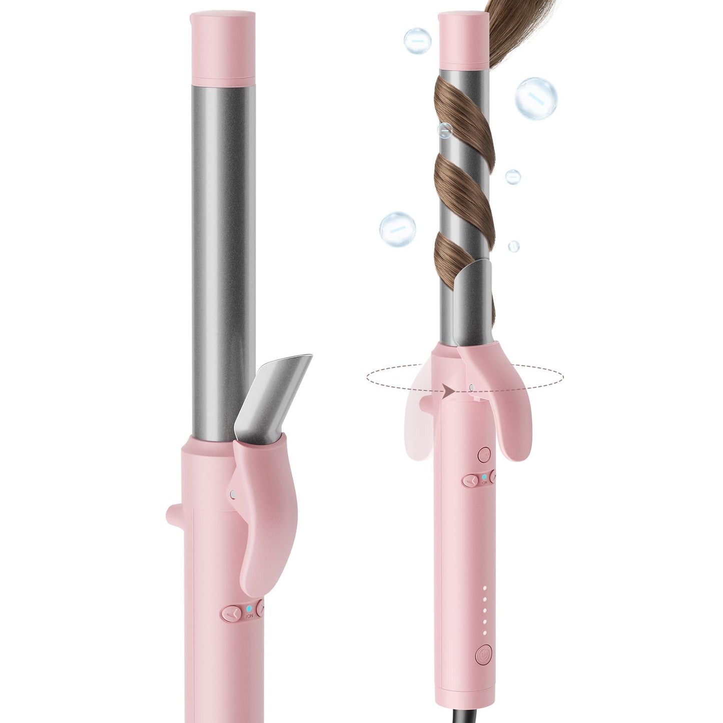 Rotating Automatic Curling Iron -TYMO ROTA Curling Wand for Beach Waves, Long Barrel Ceramic Coating Hair Curler for Women, 40 Million Ionic, 5 Temps Beauty & Personal Care TYMO