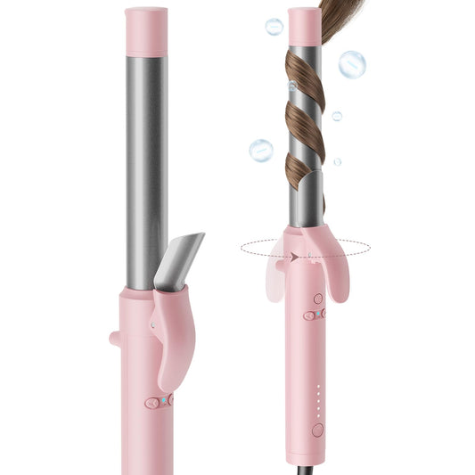 Rotating Automatic Curling Iron -TYMO ROTA Curling Wand for Beach Waves, Long Barrel Ceramic Coating Hair Curler for Women, 40 Million Ionic, 5 Temps Beauty & Personal Care TYMO