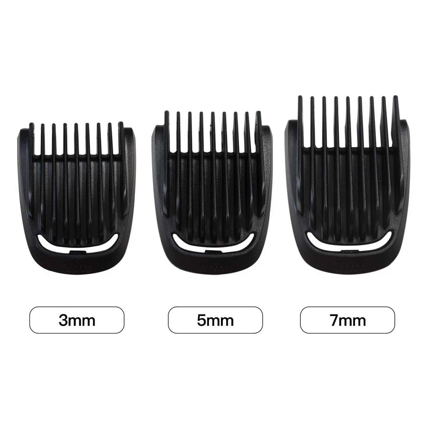 Replacement 3mm 5mm 7mm Hair Comb Compatible for Philips Norelco Blade MG3750, MG5750, MG7750, MG7770, MG7790 - Black Beauty and Personal Care USonline911