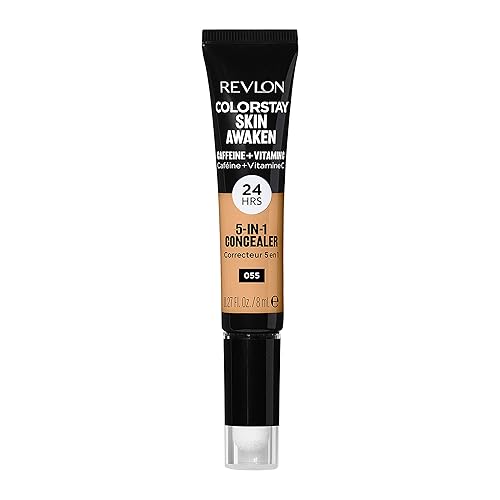 Revlon ColorStay Skin Awaken 5-in-1 Concealer, Lightweight, Creamy Longlasting Face Makeup with Caffeine & Vitamin C, For Imperfections, Dark Circles Beauty & Personal Care REVLON