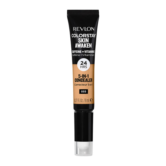 Revlon ColorStay Skin Awaken 5-in-1 Concealer, Lightweight, Creamy Longlasting Face Makeup with Caffeine & Vitamin C, For Imperfections, Dark Circles Beauty & Personal Care REVLON