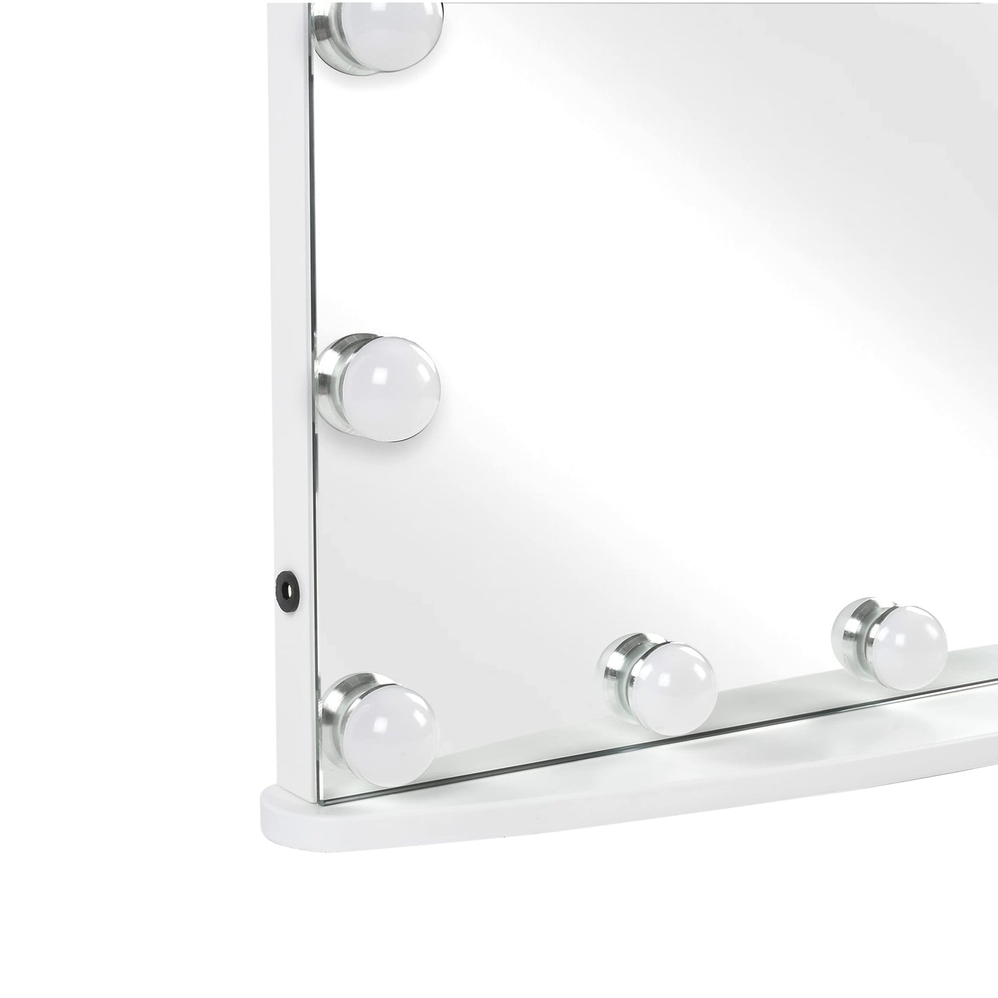 Prinz Lightup Vanity Mirror with 18 LED Lights, 25" Hollywood Makeup Mirror for Bedroom or Dressing Room, Tabletop, White Beauty & Personal Care Prinz