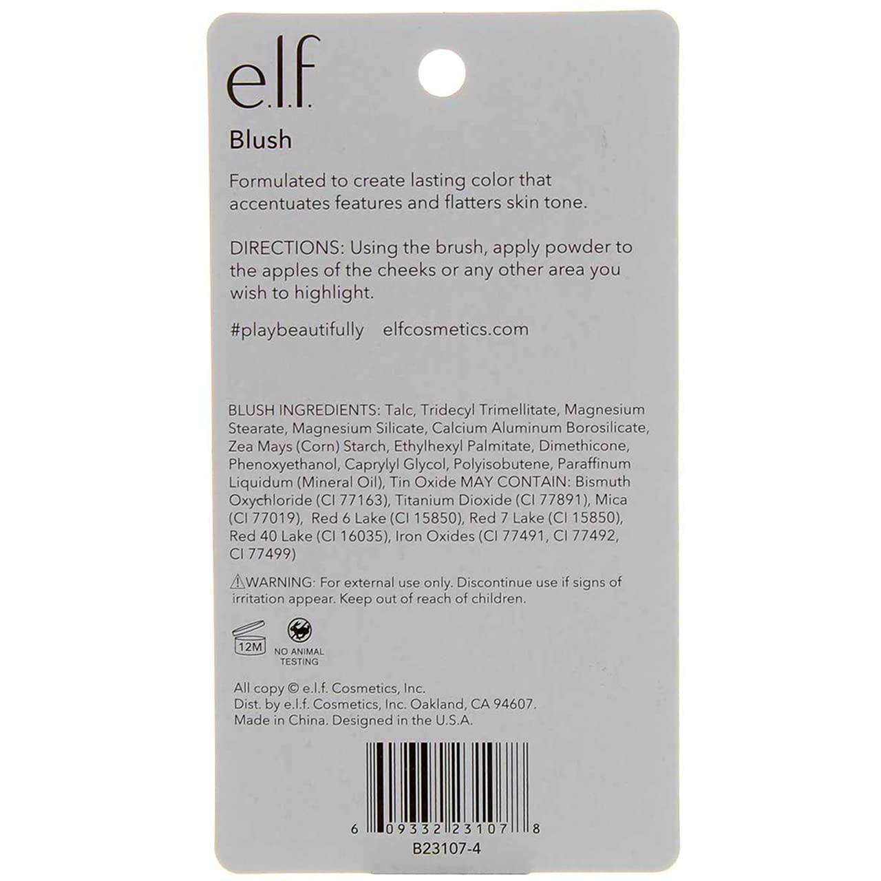 e.l.f. Blush with Brush, Blushing, 0.21 Ounce Beauty & Personal Care e.l.f.