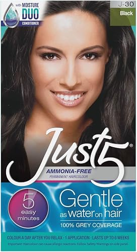Just 5 Women's Hair Color, Black, J-30 (2 Pack) Beauty & Personal Care Just 1