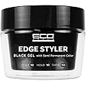Eco Style Professional Styling Gel Edge Styler Black Gel with Semi Permanent Color - 8 fl oz (Pack of 1) Beauty & Personal Care Eco Style