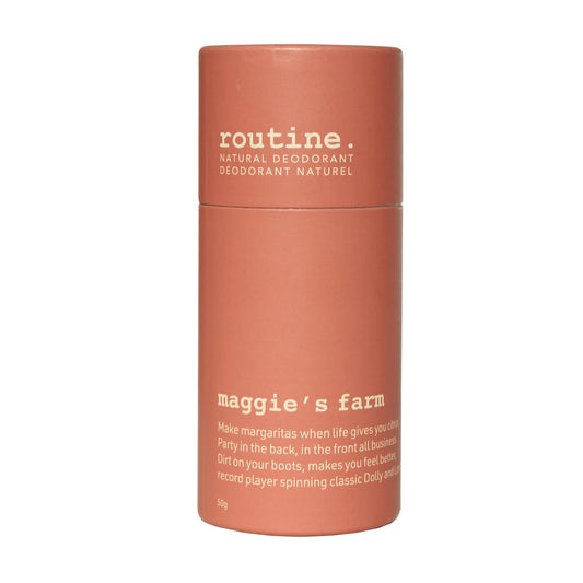 Routine. Natural Deodorant Maggie's Farm Deo Stick - 1.7 Fluid Oz. Natural Deodorant Aluminum Free Natural Deodorant For Women & Men - (Stick Formula) Beauty and Personal Care Routine