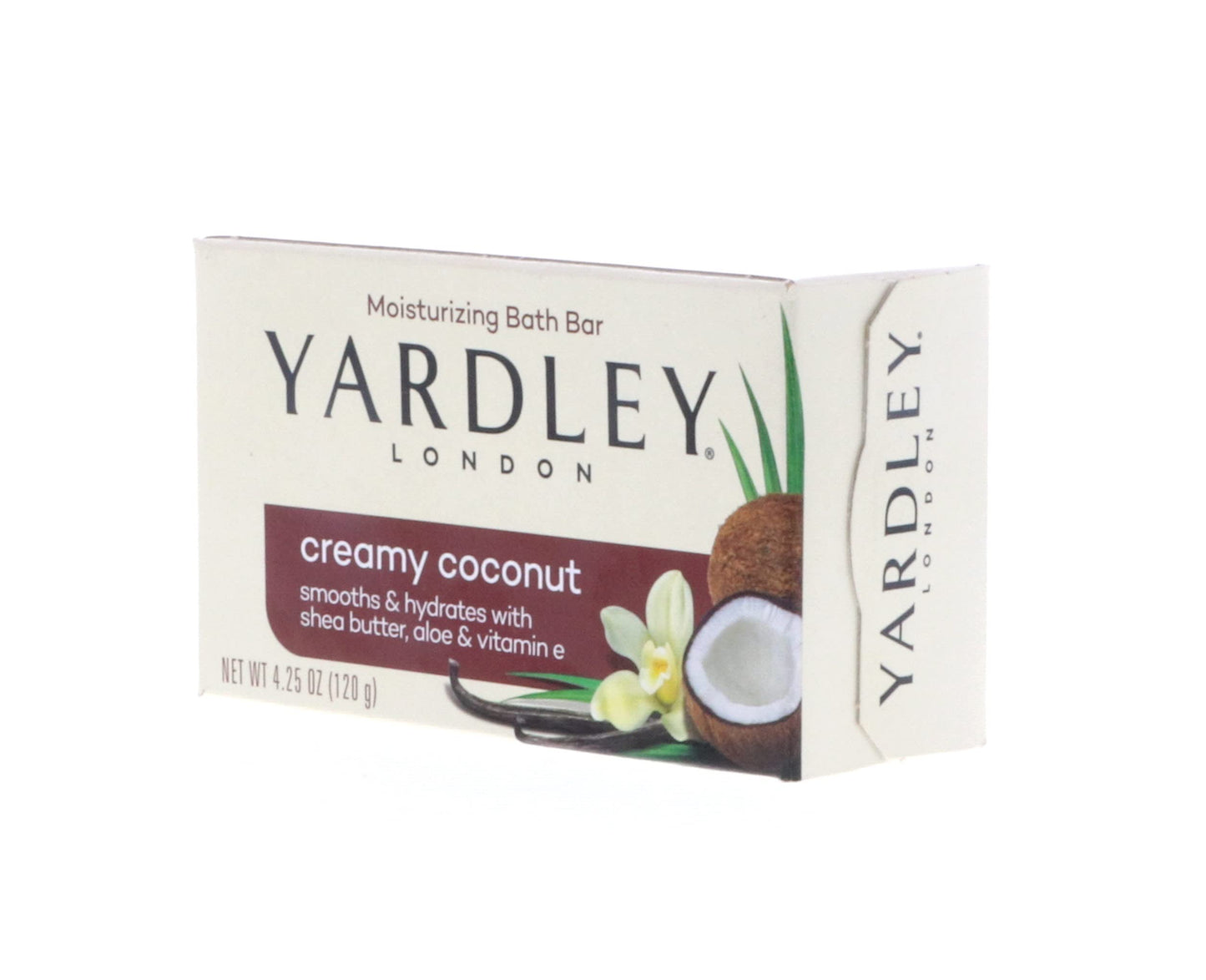 Yardley Creamy Coconut Bath Bar, 4.25 oz Pack of 8 Beauty & Personal Care Yardley