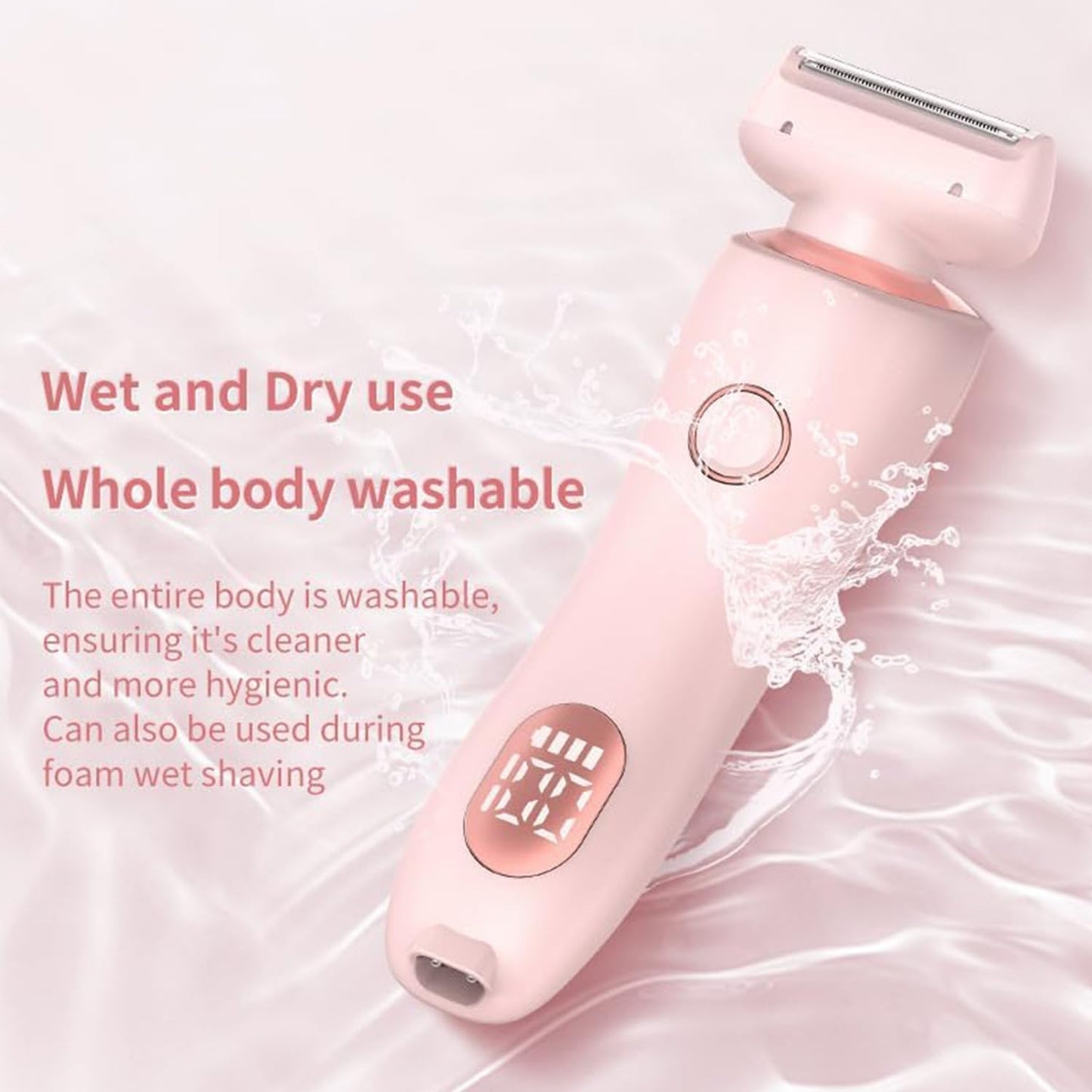 ENVGSOMP Silkglide Pro - 2024 Best Silk Glide Razor, Silk Glide Epilator Painless Hair Removal at Home, 2 in 1 Electric Shaver Razors for Women, Wet Beauty and Personal Care ENVGSOMP