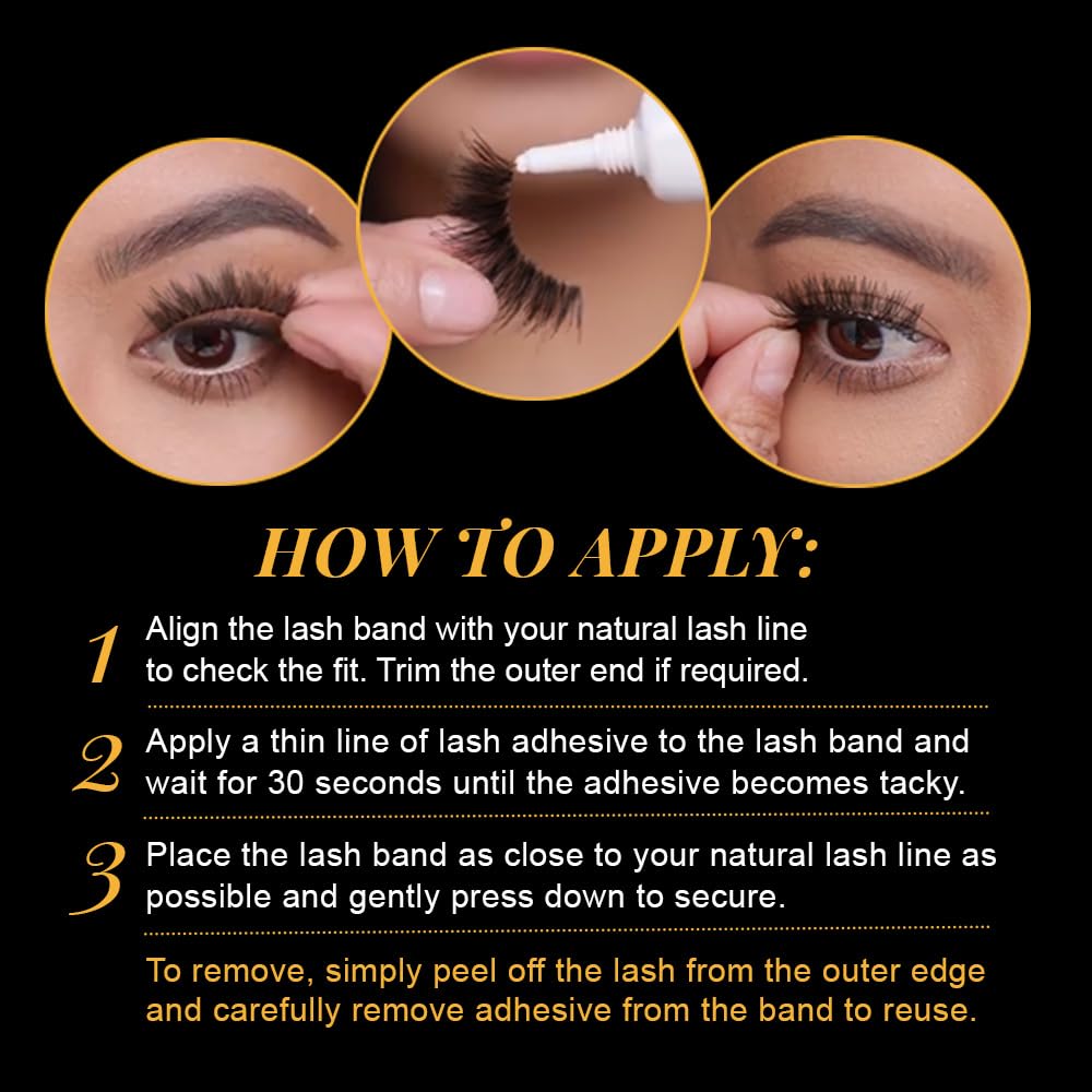 Ardell False Eyelashes Double Up 203 - Dramatic Volume, Long & Full Strip Lashes, Reusable Fake Lashes, 1 Pack Beauty & Personal Care Ardell