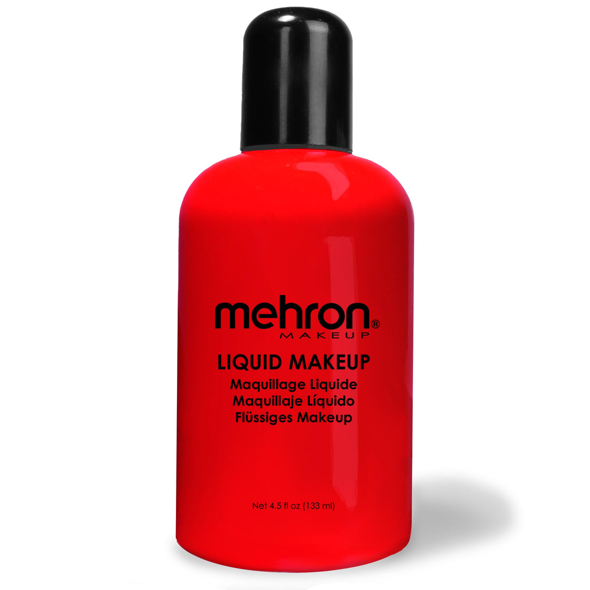 Mehron Makeup Liquid Makeup | Face Paint and Body Paint Perfect for Halloween, Cosplay I Air Brush Compatible 4.5 oz (133 ml) (Red) Beauty & Personal Care Mehron