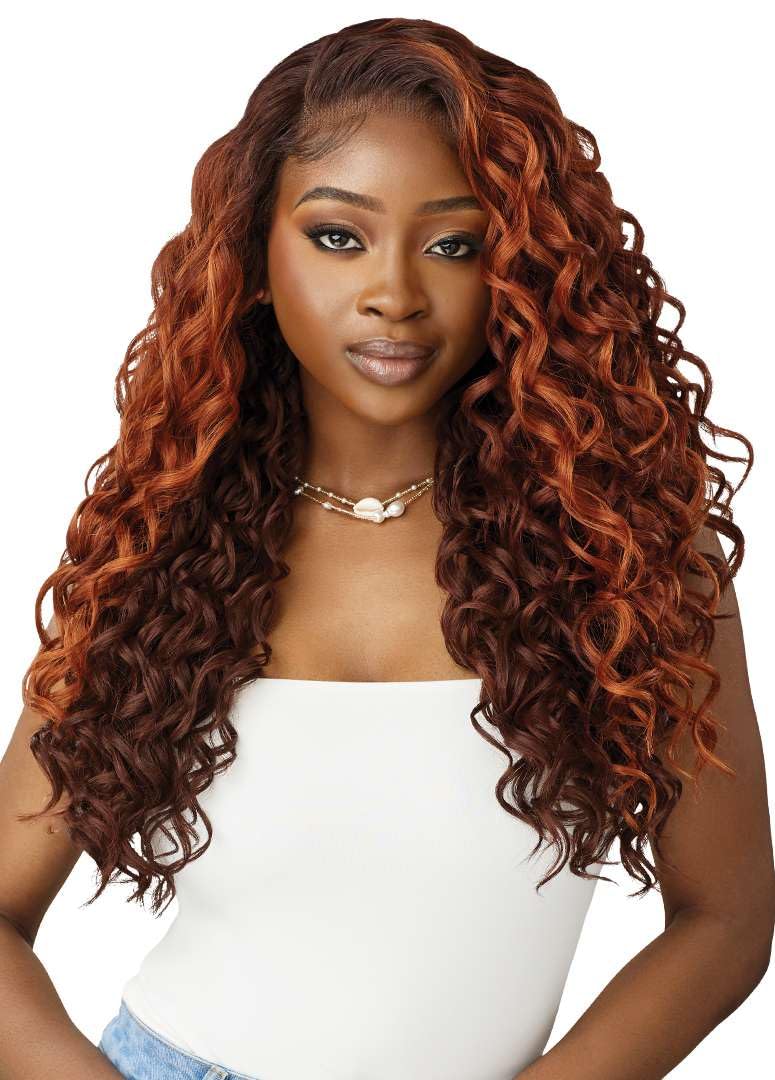 Outre Lace Front Wig - Perfect Hair Line 13X6 - Esmera (DARK BROWN 2)