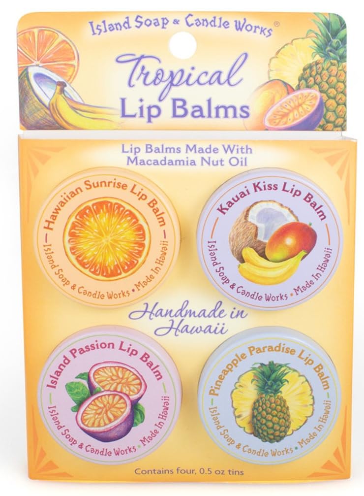 Island Soap & Candle Works Lip Balm (Tins) Beauty & Personal Care Island Soap & Candle Works