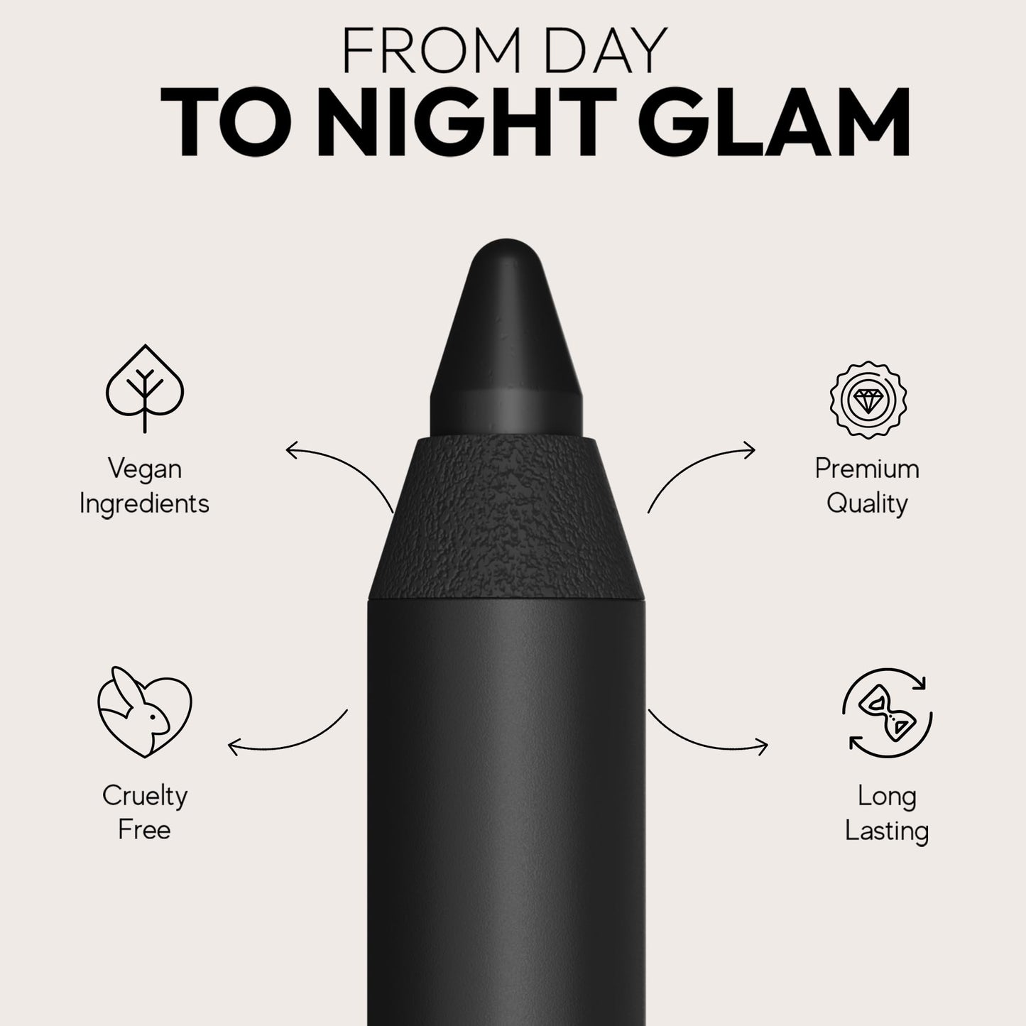 Araceli Beauty Gel Pencil Eyeliner - Water Resistant & Smudge-Proof, Long-Lasting Eye Makeup for Precision Lining & Bold Rose Gold Color Beauty & Personal Care Araceli