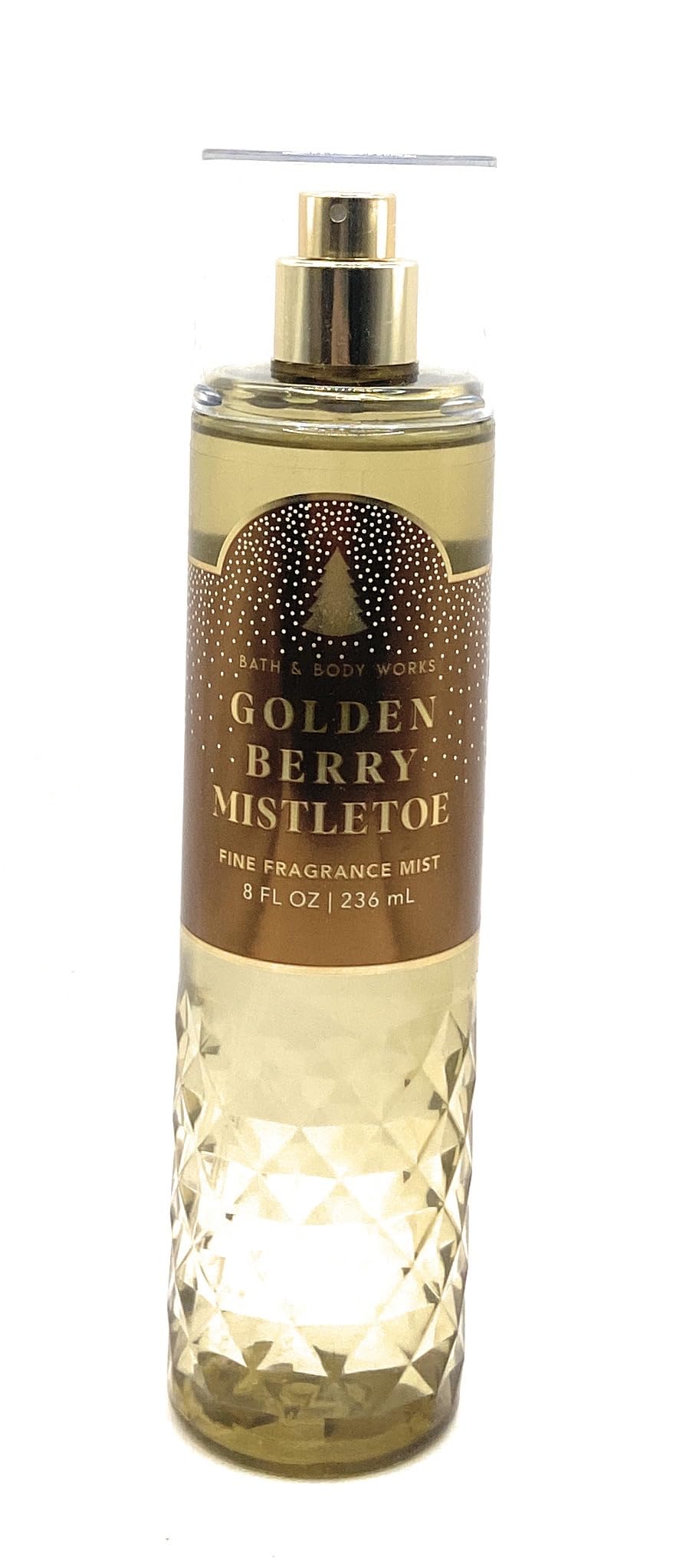 Bath & Body Works Bath and Body Works Golden Berry Mistletoe Fine Fragrance Mist 8 Fluid Ounce Body Spray (2023 Limited Edition) Beauty & Personal Care Bath & Body Works
