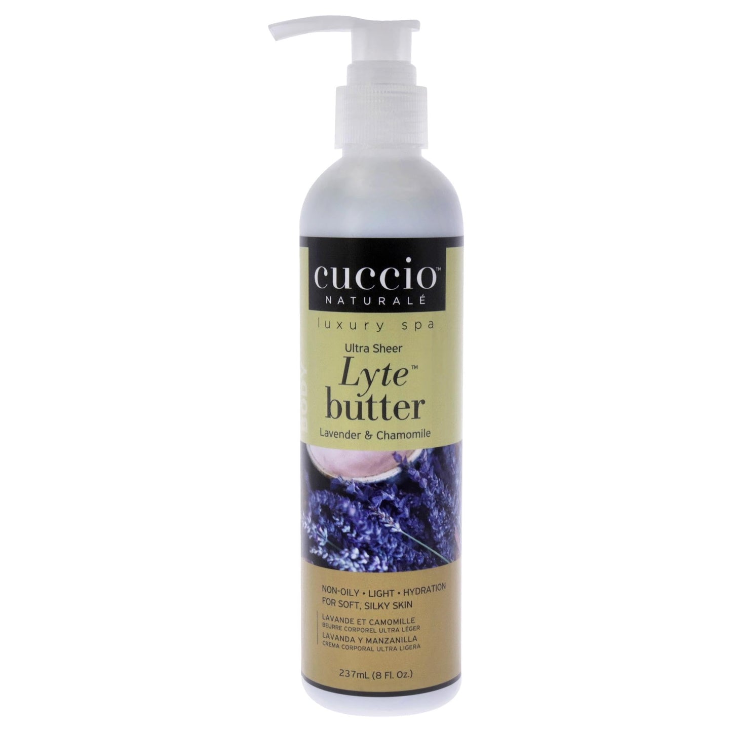 Cuccio Naturale Lyte Ultra-Sheer Body Butter - Replenishing Scented Moisturizer Cream - Deep Hydration To Repair Dry Skin - All Natural, Cruelty-Free Beauty & Personal Care Cuccio
