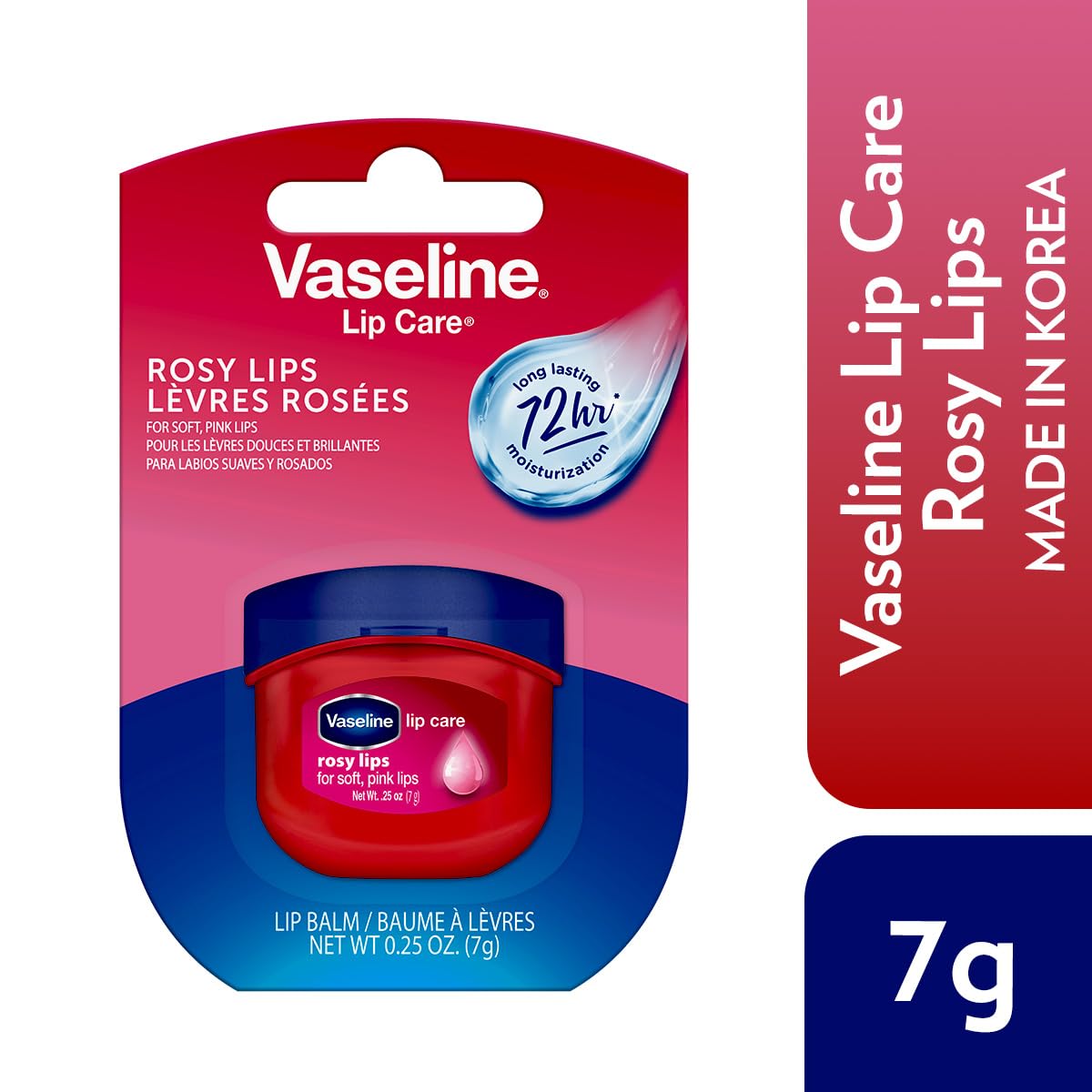 Lip Therapy Rosy Lips 0.25 oz, Pack of 1 Beauty and Personal Care Vaseline