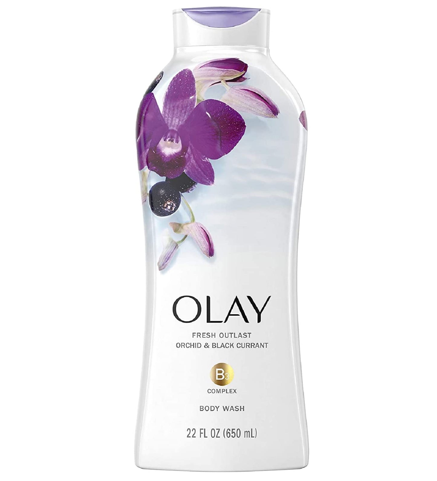 Olay Body Wash Fresh Soothing Orchid & Black Currant 22 Ounce (650ml) (6 Pack)6 Beauty & Personal Care Olay