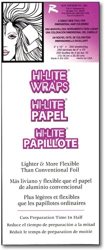 Hi-Lite Wraps 4 x 10, 250 Sheets Per Box Beauty & Personal Care Hi-Lite Wraps
