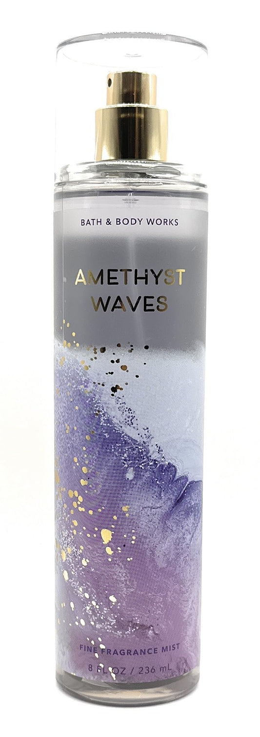Bath & Body Works Amethyst Waves Fine Fragrance Mist 8 Fluid Ounce Body Spray Beauty & Personal Care Bath & Body Works