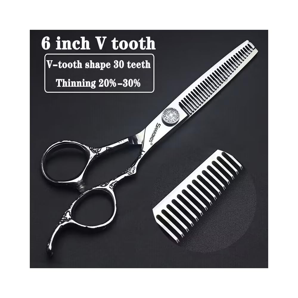 SHARONDS Hair Trimmer 6/7/8 Inch Professional Hair Trimmer for Haircut Sets (6 Inch - 3 Pieces) Beauty and Personal Care SHARONDS