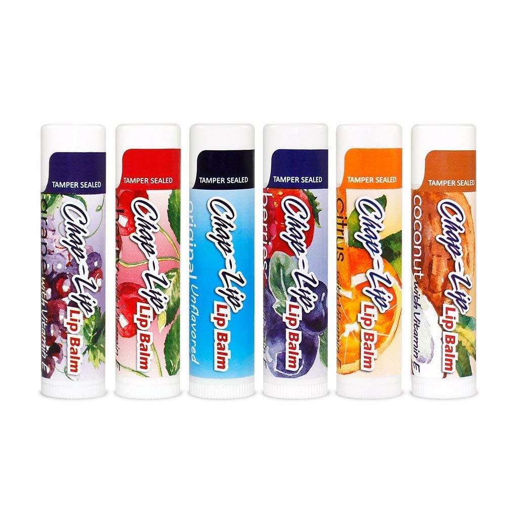 Chap-Lip Lip Balm Vitamin E with Coconut Oil - Lip Moisturizer Treatment - Moisturizing, Soothing, & Refreshing, Total Hydration Treatment & Lip Beauty & Personal Care Chap-Lip Lip Balm