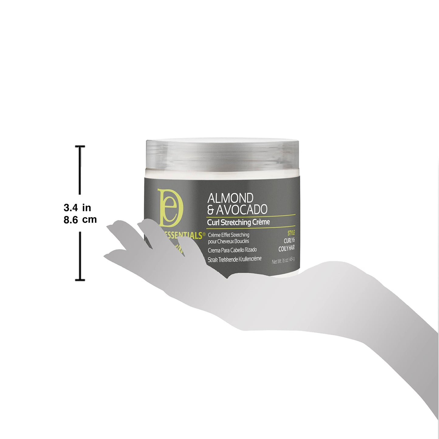 Design Essentials Natural Almond & Avocado Curl Stretching Cream For All Curl Types, Stretching Crème, 16 Fl Oz Beauty & Personal Care Design Essentials