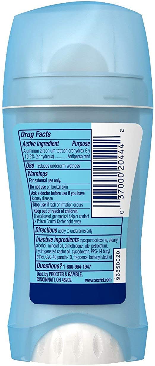 Secret Antiperspirant/Deodorant, Invisible Solid, Va Va Vanilla, 2.6 oz Beauty and Personal Care SECRET Correa
