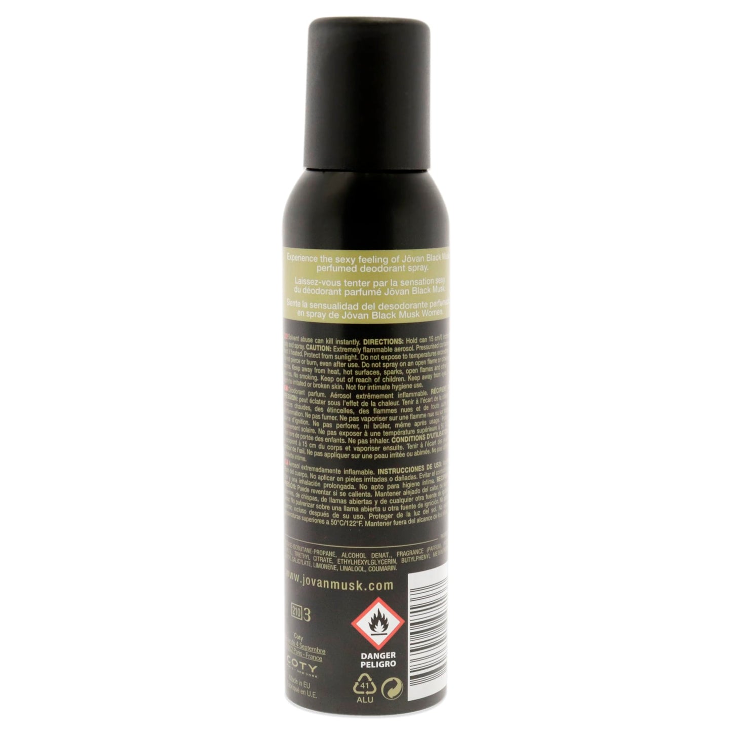 Jovan Deodorant Spray for Women, Black Musk, 5 Ounce Beauty and Personal Care Jovan