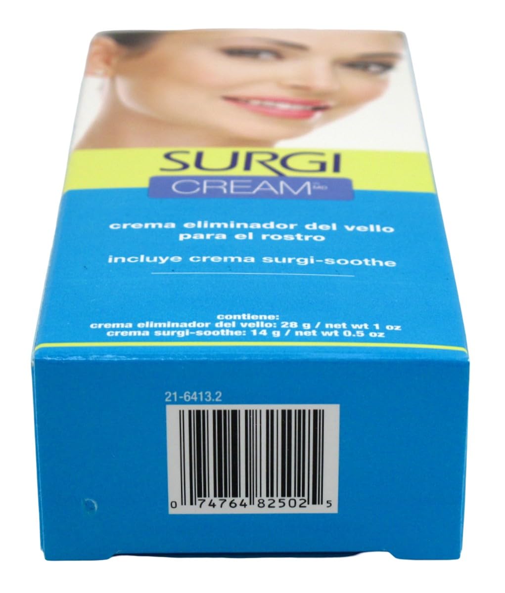 Surgi Cream Hair Remover Face 1 Ounce Fresh Scent (29ml) (2 Pack) Beauty & Personal Care Surgiwax