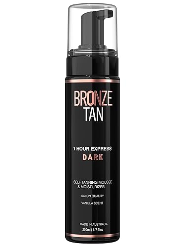 Bronze Tan Self Tanner Mousse Dark Self Tan Foam | Sunless Tanner for all Skin Tones | Salon Quality Fake Tan Vanilla Scented Best Sellers (200 ml Beauty & Personal Care Existing Beauty
