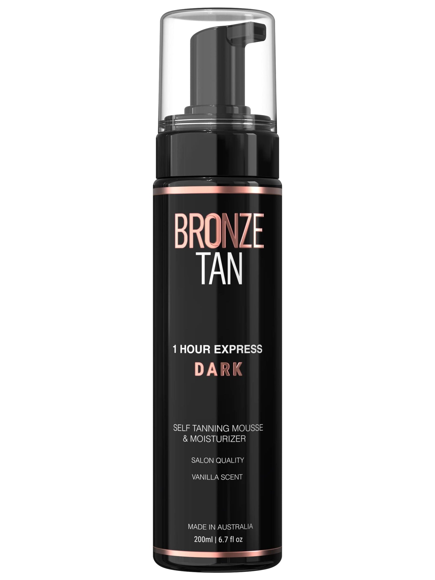 Bronze Tan Self Tanner Mousse Dark Self Tan Foam | Sunless Tanner for all Skin Tones | Salon Quality Fake Tan Vanilla Scented Best Sellers (200 ml Beauty & Personal Care Existing Beauty