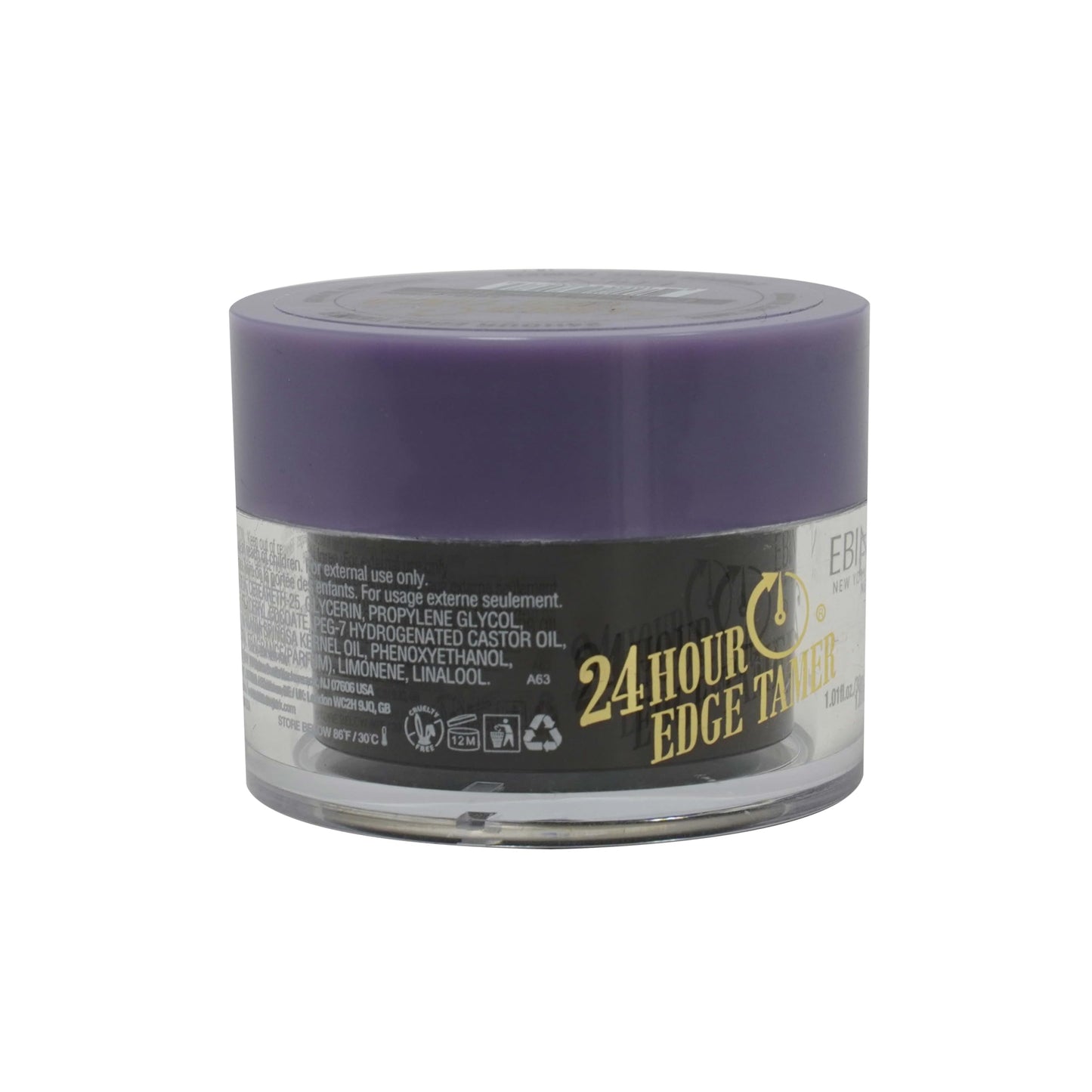 EBIN NEW YORK 24 Hour Edge Tamer Extreme Firm Hold 1.01Fl Oz Strong Edge Control Gel, No Flaking, Sleek Smooth Finish, Long Lasting, Argan & Castor Beauty & Personal Care EBIN NEW YORK
