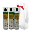 Bath & Body Works CHASING FIREFLIES Fine Fragrance Mist Gift Set with a Red Bow for Holiday 8 fl oz - Pack of 3 Beauty & Personal Care Bath & Body Works