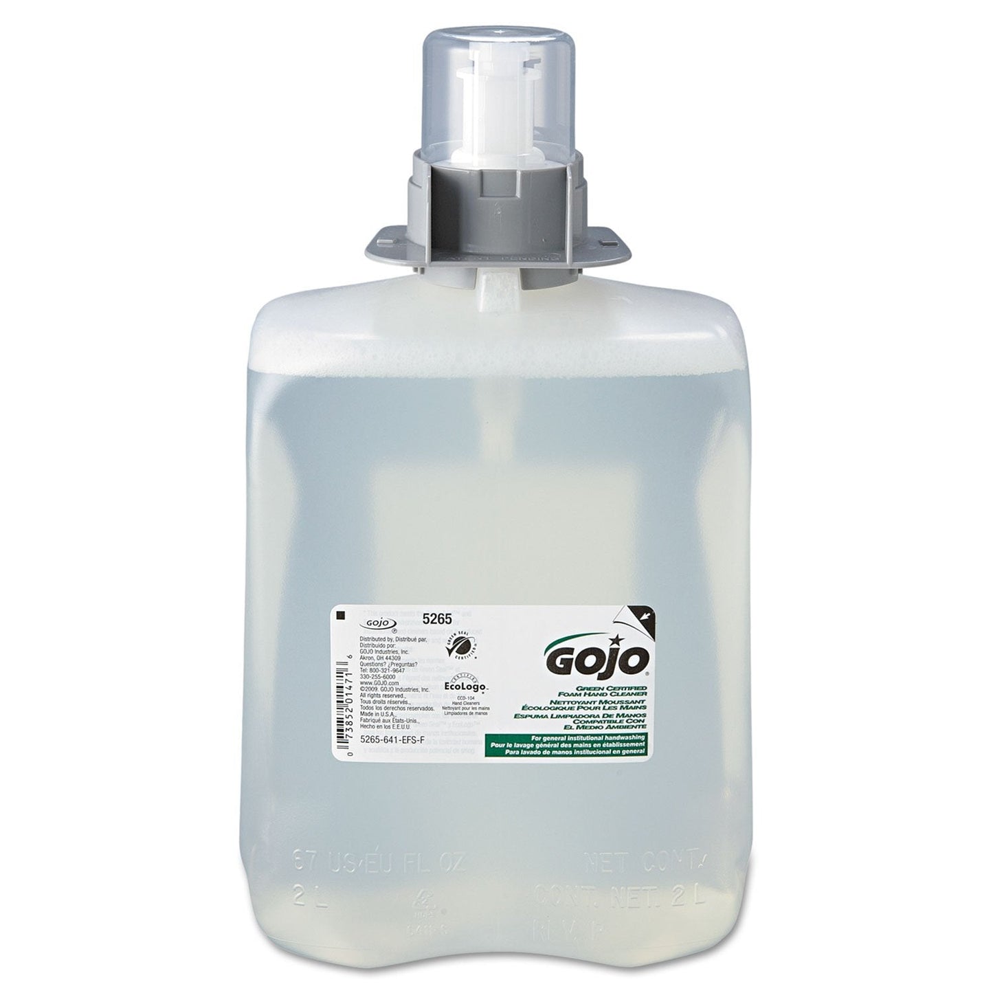 GOJO Green Certified Foam Hand Cleaner Refill GOJ 5265-02 Beauty & Personal Care Gojo
