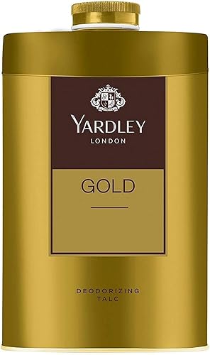 Yardley London Gold Deodorizing Talc Talcum Powder Men 100gm Beauty & Personal Care Yardley