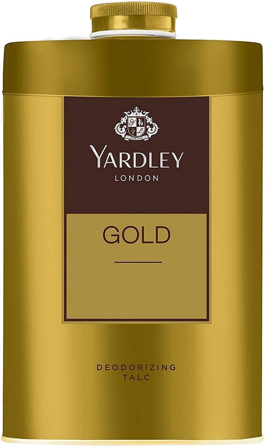 Yardley London Gold Deodorizing Talc Talcum Powder Men 100gm Beauty & Personal Care Yardley
