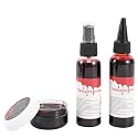 Vampire Blood Fake Blood Kit - Coagulated Gel, Spray & Dripping Liquid for Realistic Vampire Zombie SFX Makeup, Skin-Safe Washable Special Effects Beauty & Personal Care ErkangNest