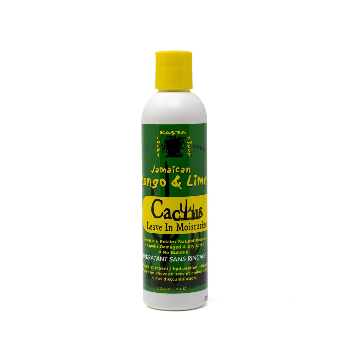 Jamaican Mango & Lime Cactus Leave-In Moisturizer - Hydrating & Conditioning Hair Treatment for Locs, Twists & Natural Hair - Repairs Dry, Damaged &
