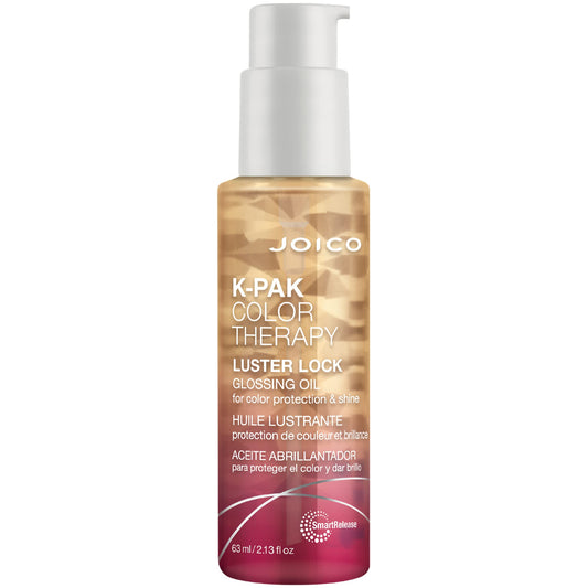 Joico K-PAK Color Therapy Luster Lock Glossing Oil | For Color-Treated Hair | For Color-Protection & Shine | Tame Frizz | With Keratin & Argan Oil | Beauty & Personal Care Joico