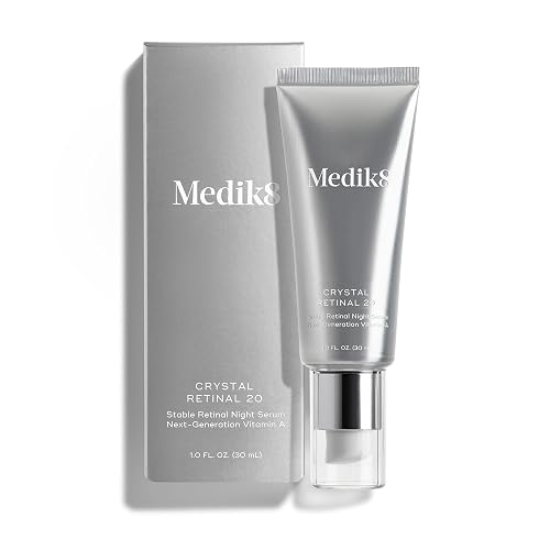 Medik8 Crystal Retinal 20 - Firming Skin Regenerating Retinaldehyde Serum - Night Serum with Hyaluronic Acid and Vitamin E - Gluten Free - 1 oz Beauty & Personal Care Medik8