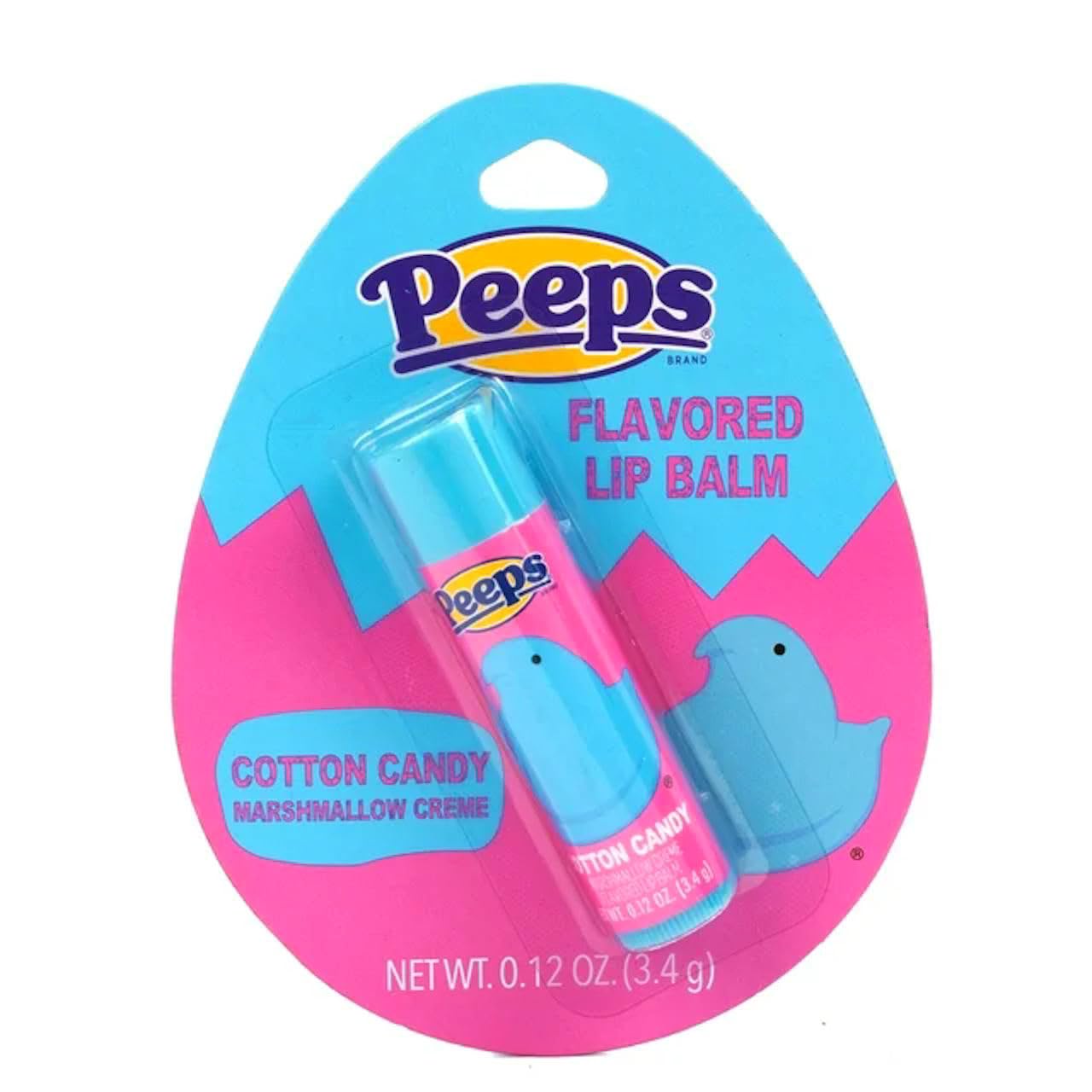 Peeps (1) Easter Candy Flavored Lip Balm - Cotton Candy Marshmallow Creme - Net Wt. 0.12 oz / 3.4 g Beauty and Personal Care Taste Beauty