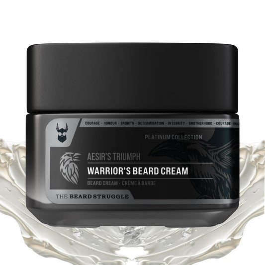 Beard Cream for Men by Beard Struggle - Itch Relief Softener & Moisturizer - Keep Your Beard Growth Hydrated & Refreshing - Platinum Collection Beauty and Personal Care The Beard Struggle