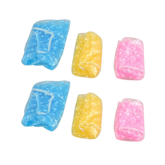 Ruilogod Plastic Dotted Pattern Nonrecurring Shower Cap Bath Hat 6 Pcs Colorful (id: 8ca 9a8 4f5 672 ebe Beauty and Personal Care Ruilogod