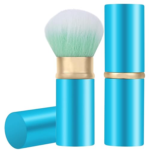 Falliny Retractable Makeup Brush, Travel Kabuki Face Blush Brush, Portable Powder Foundation Sunscreen Brush with Cover for Blush, Bronzer, Buffing Beauty & Personal Care Falliny
