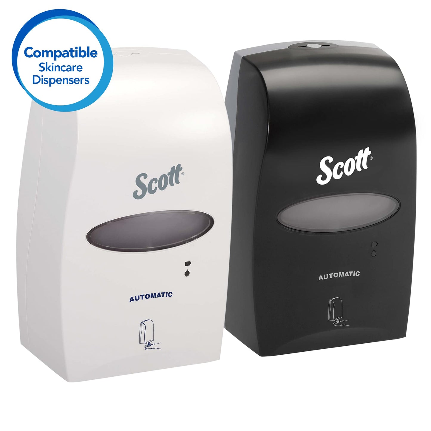 Scott® Antimicrobial Foam Skin Cleanser (91594), 1.2 L Refills, Clear, Unscented, 0.1% Benzalkonium Chloride (2 Bottles/Case) Beauty & Personal Care Scott