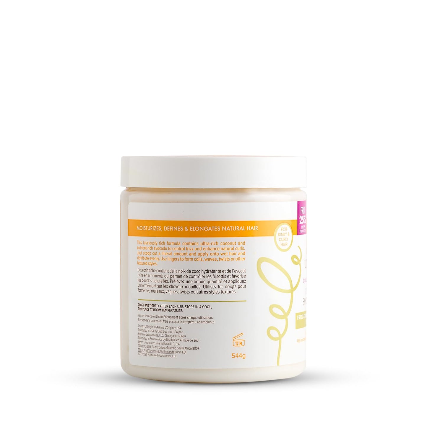 Curls Unleashed Style & Maintenance Coconut and Avocado Curl Enhancing Smoothie, Hydrating Curl Smoothie, (20 oz) Beauty & Personal Care ORS