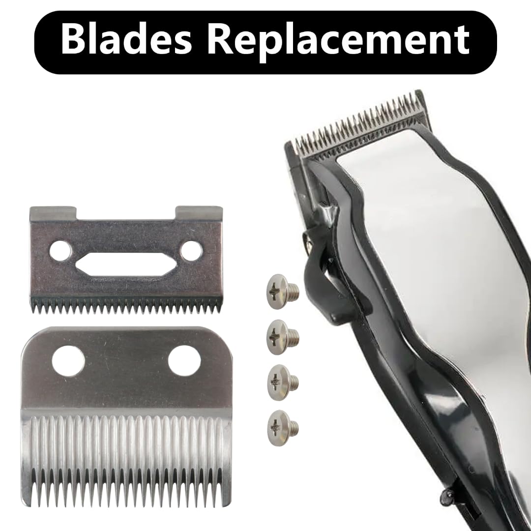 USonline911 Replacement Clipper Blade Fits for Wahl Precision, Precision Premium Smooth Cut, 2-Hole Stagger-Tooth, 2Hole Taper and 2Hole Standard Beauty and Personal Care USonline911