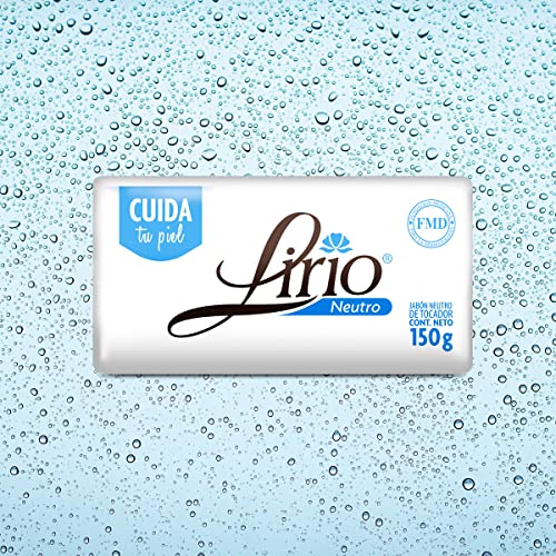 Lirio Neutro Bar Soap, Mild Scent, No Harsh Chemicals, 5.3 Ounce, Pack of 4 Beauty & Personal Care Lirio